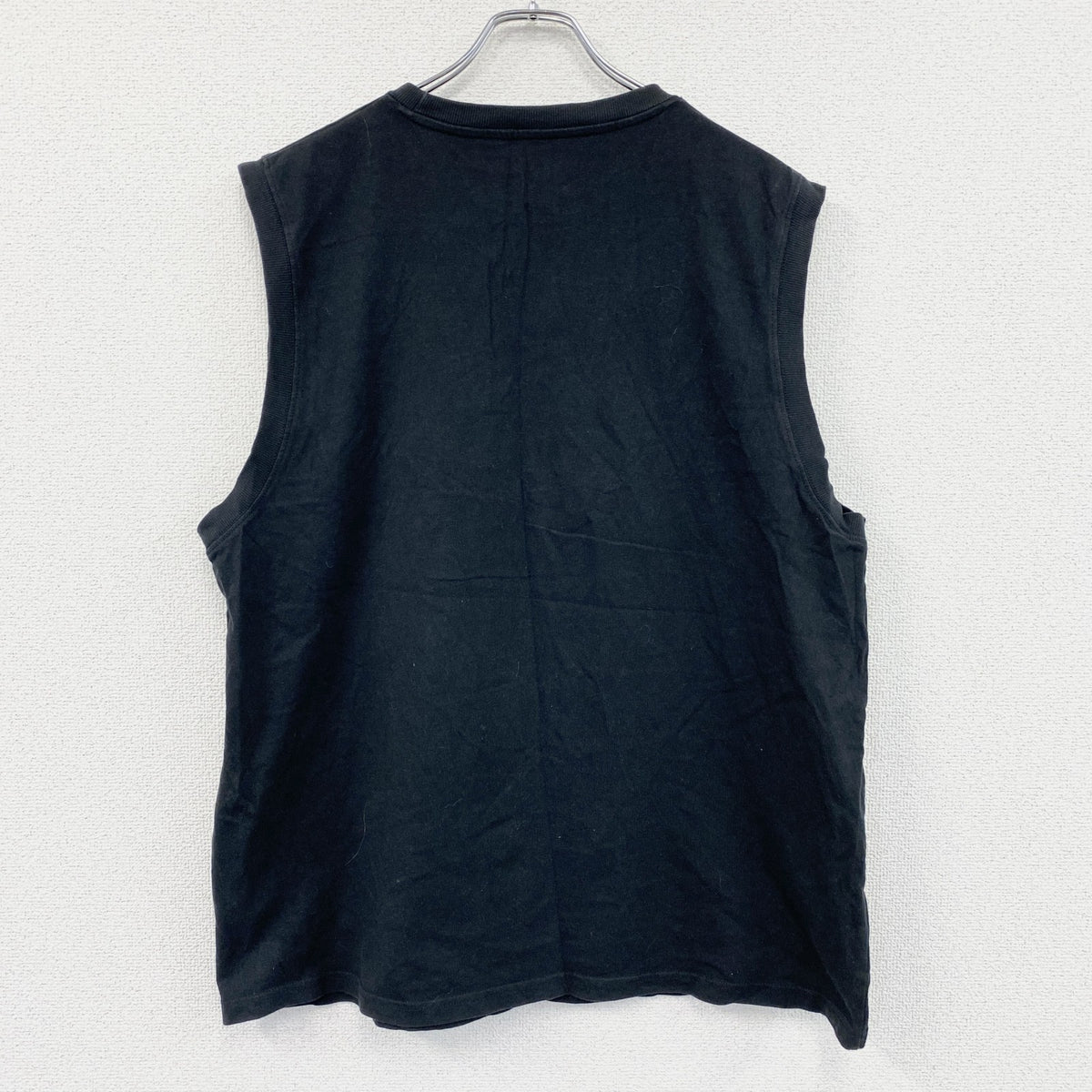 2PAC　トゥーパック　タンクトップ/ノースリーブ　ラッパーT　黒　ブラック　4Lサイズ　古着
