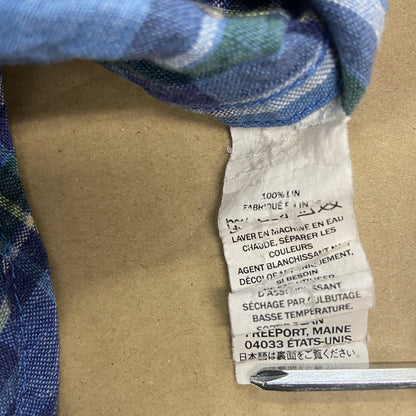 L.L.Bean　エルエルビーン　長袖シャツ　フラップポケット　チェック柄　マルチカラー　Mサイズ