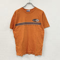 ～90s　HEAVYWEIGHTS　半袖Tシャツ　英字プリント　シングルステッチ　USA　カリフォルニア　ヴィンテージ　オレンジ　Mサイズ カットソー メンズ コットン 古着