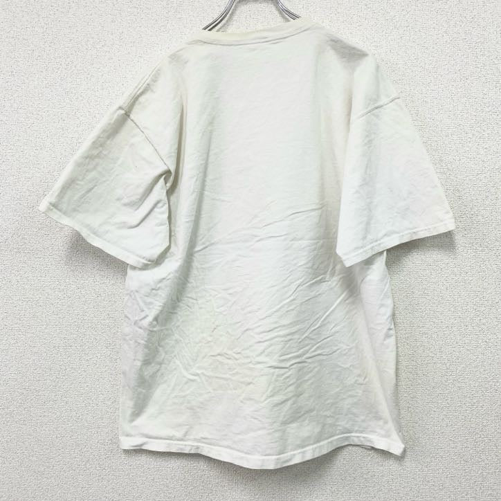 半袖Tシャツ　SCHLUCKSPECHT　アルコール　キツツキ　鳥　白　ホワイト　　古着