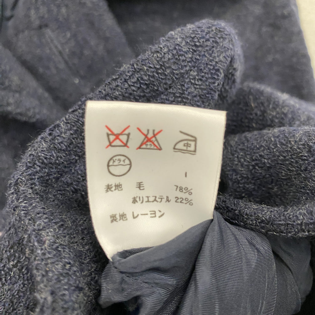 Ralph Lauren　ラルフローレン　ウールコート　紺　ネイビー　9サイズ　古着