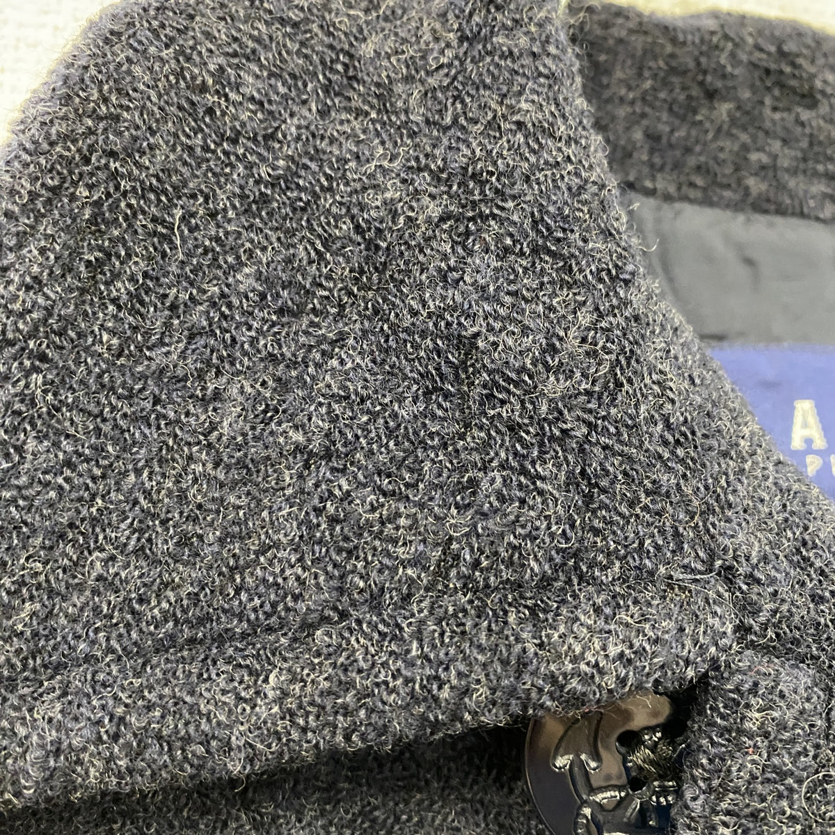 Ralph Lauren　ラルフローレン　ウールコート　紺　ネイビー　9サイズ　古着