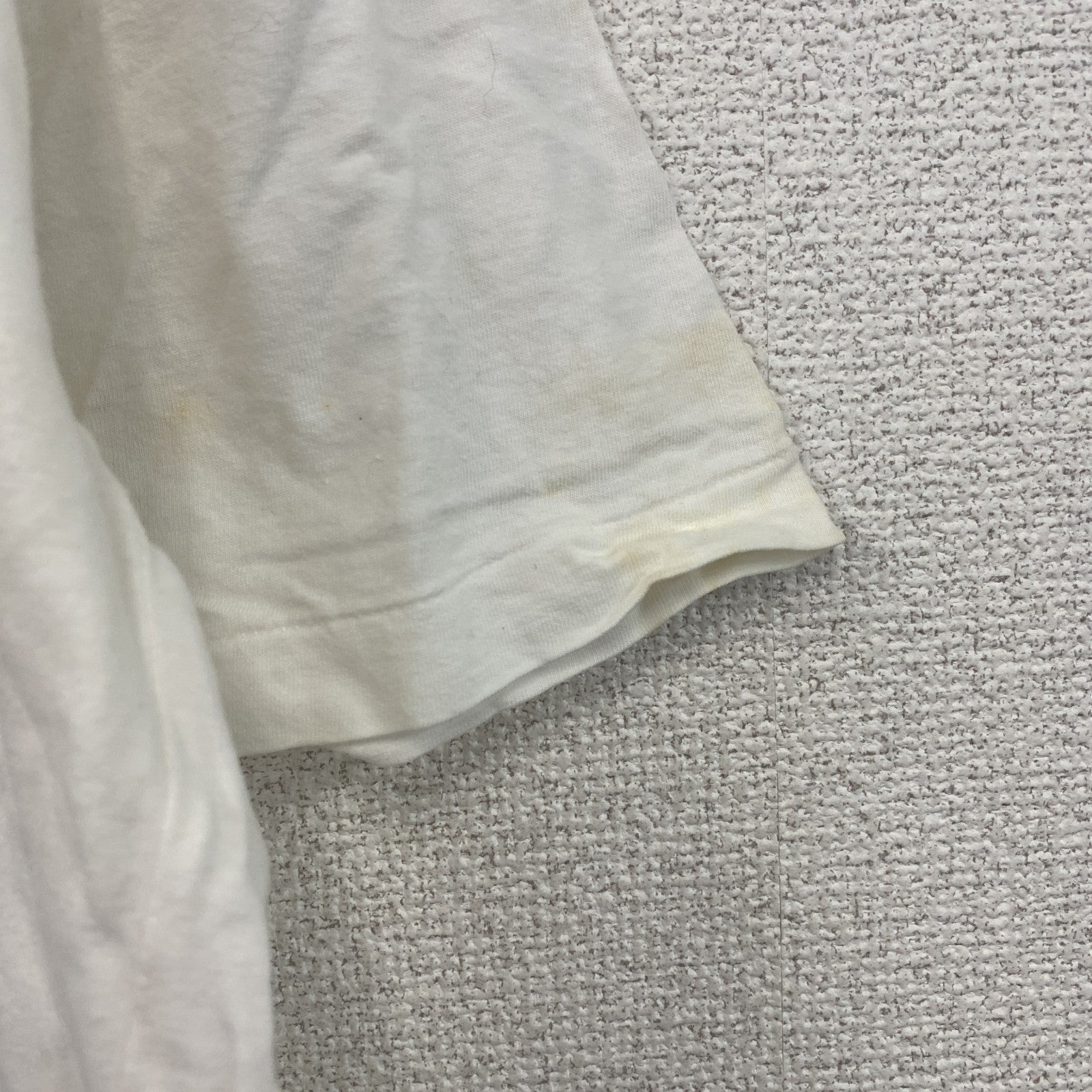 80s　PACCINO　パッチーノ　半袖プリントTシャツ　シングルステッチ　ヴィンテージ　白　ホワイト カットソー メンズ 古着