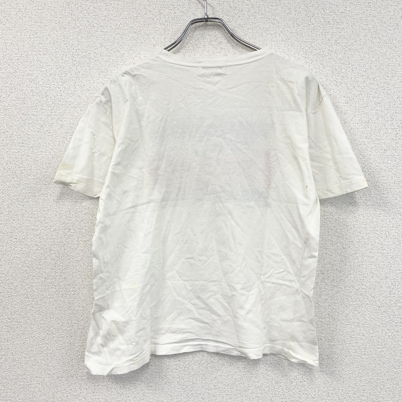 80s　PACCINO　パッチーノ　半袖プリントTシャツ　シングルステッチ　ヴィンテージ　白　ホワイト カットソー メンズ 古着