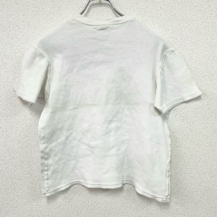 ～00s　VEDEX　半袖プリントTシャツ　バセット ハウンド　FAULER HUND　ホワイト　Mサイズ　古着