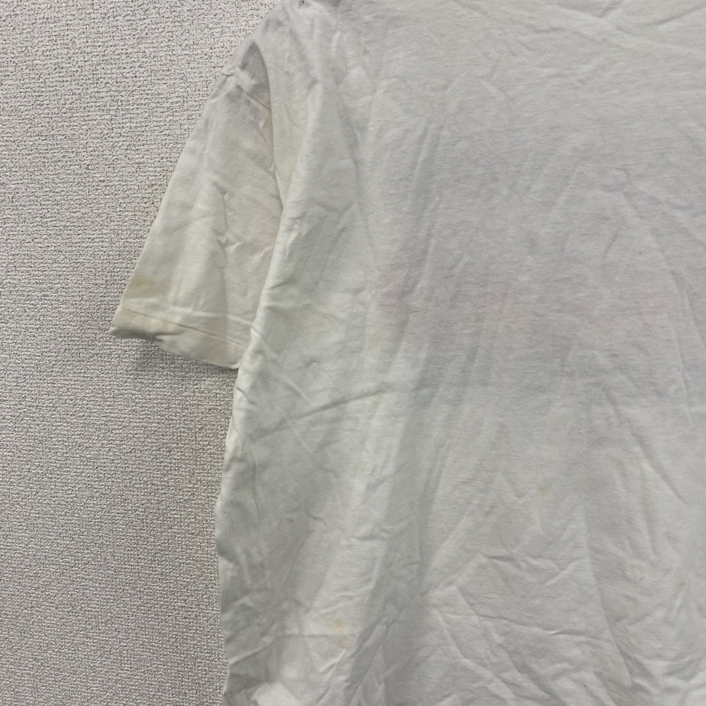 80s　PACCINO　パッチーノ　半袖プリントTシャツ　シングルステッチ　ヴィンテージ　白　ホワイト カットソー メンズ 古着