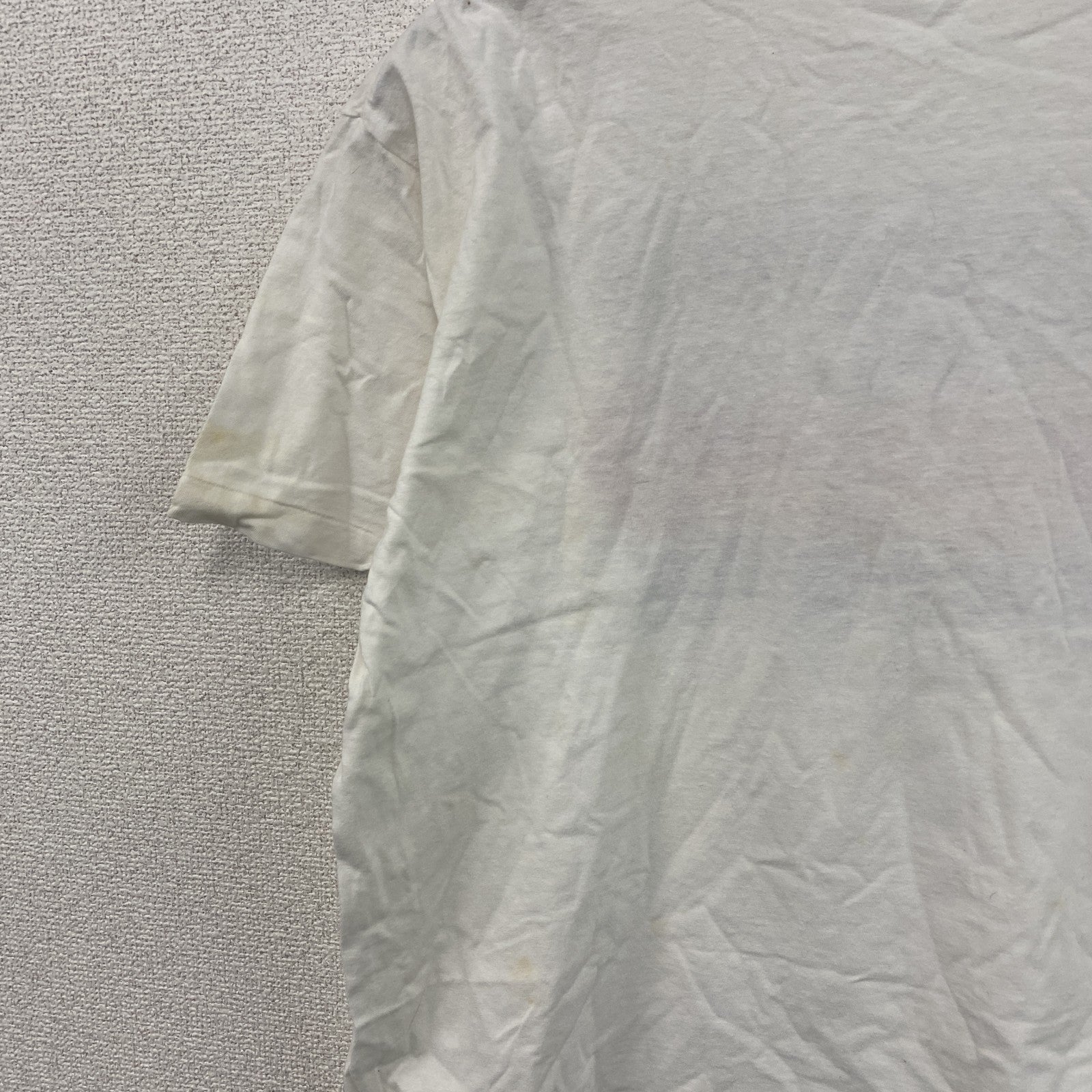 80s　PACCINO　パッチーノ　半袖プリントTシャツ　シングルステッチ　ヴィンテージ　白　ホワイト カットソー メンズ 古着