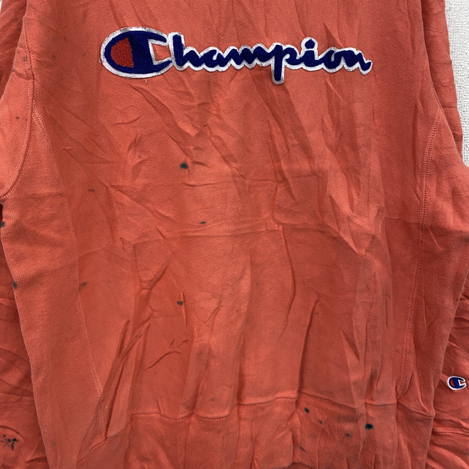 Champion　チャンピオン　リバースウィーブ　スウェット/トレーナー　コーラルピンク　Mサイズ スウェットトップス メンズ コットン 古着