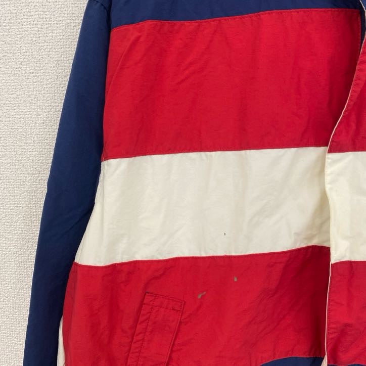 古着 used　90s　NAUTICA　ノーティカ　フルジップナイロンジャケット　ヴィンテージ　紺　ネイビー　Mサイズ