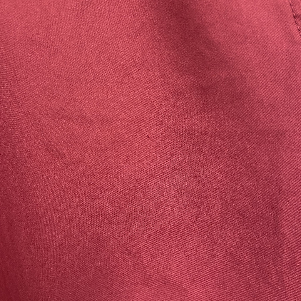 adidas　アディダス　半袖ハーフジップTシャツ　ワンポイント　赤　レッド　バイカラー　Lサイズ　古着