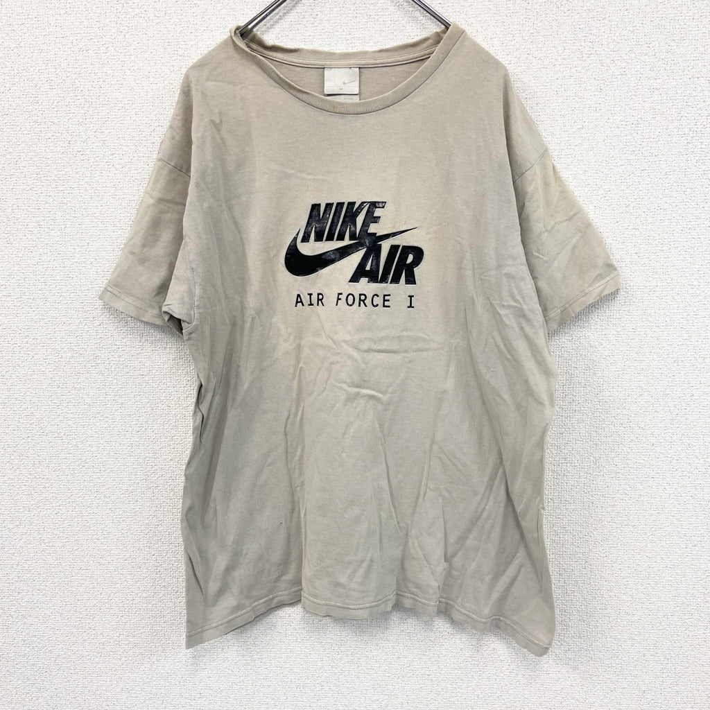 NIKE　ナイキ　半袖プリントTシャツ　ベージュ　Mサイズ　古着