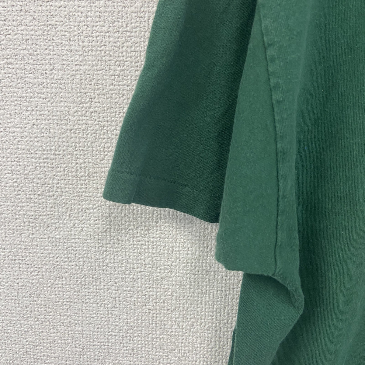 Hanes　ヘインズ　半袖プリントTシャツ　シングルステッチ　緑　グリーン　XLサイズ カットソー メンズ コットン 古着