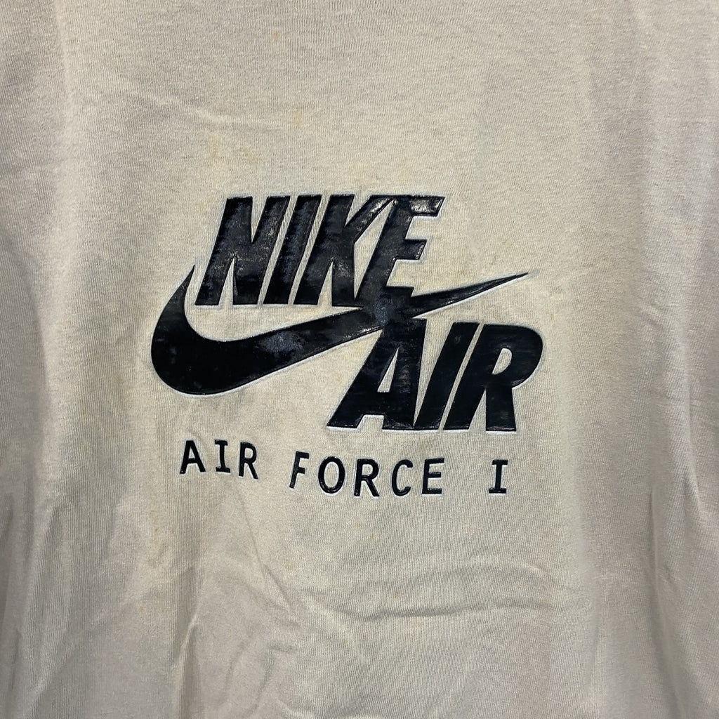 NIKE　ナイキ　半袖プリントTシャツ　ベージュ　Mサイズ　古着