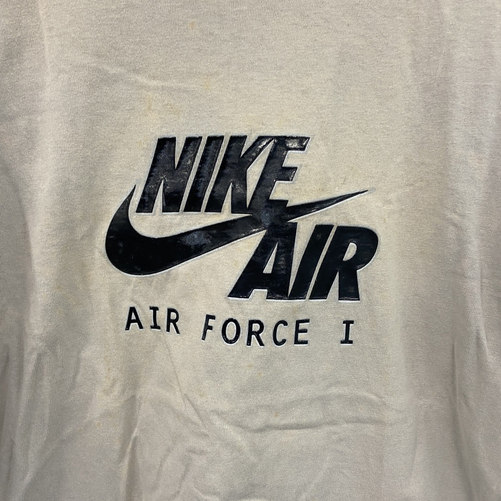 NIKE　ナイキ　半袖プリントTシャツ　ベージュ　Mサイズ　古着