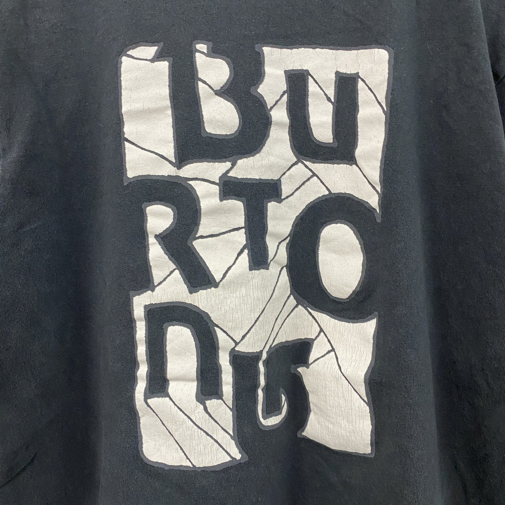 BURTONG　半袖プリントTシャツ　黒　ブラック　古着