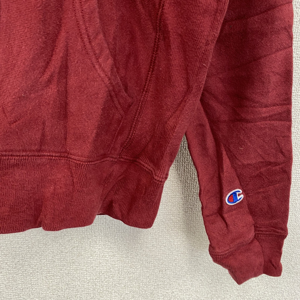 Champion　チャンピオン　リバースウィーブ　スウェットパーカー/フーディー　赤　レッド トレーナー スウェットトップス フード付き 古着