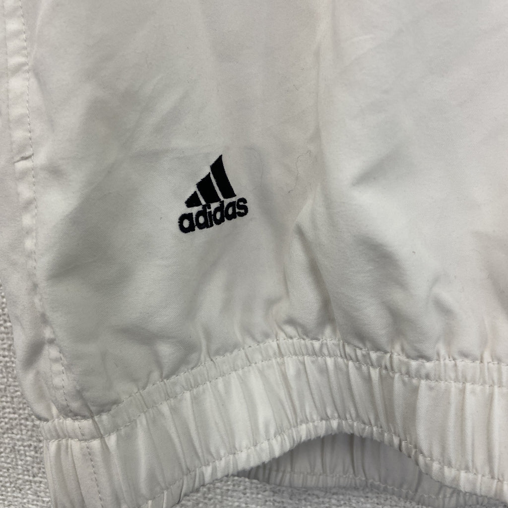 adidas　アディダス　ナイロンベスト　ルイビル　NFL　刺繍ロゴ　白　ホワイト　Lサイズ　古着