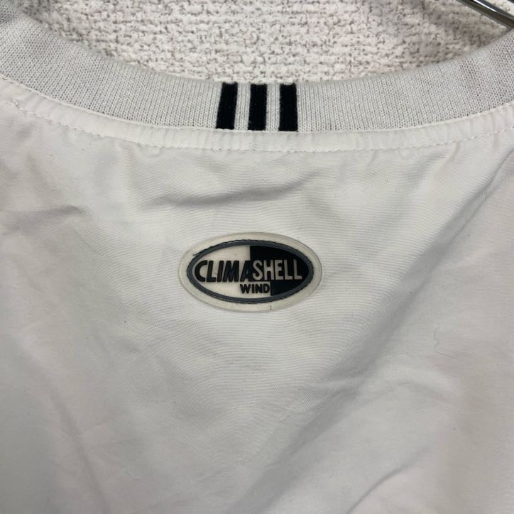 adidas　アディダス　ナイロンベスト　ルイビル　NFL　刺繍ロゴ　白　ホワイト　Lサイズ　古着
