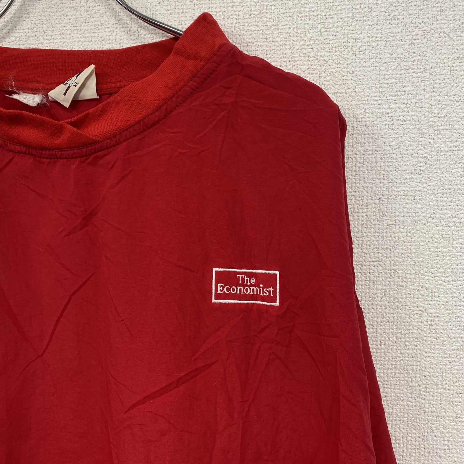 ～90s　WESTARK USA　プルオーバージャケット　ヴィンテージ　赤　レッド　XLサイズ　　古着