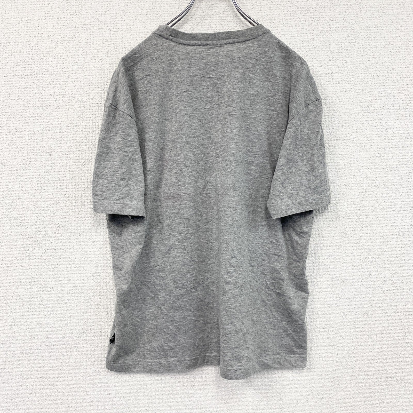 COVE　半袖プリントTシャツ　シャム文字　タイ　タイ文字　灰色　グレー　古着