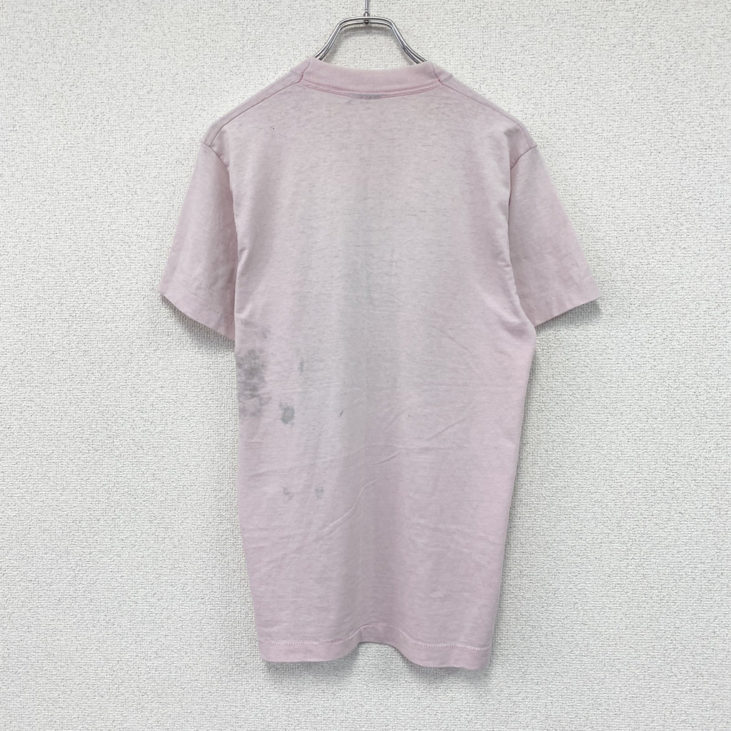 SCREEN STARS　スクリーンスターズ　半袖プリントTシャツ　ヴィンテージ　シングルステッチ　ピンク　Mサイズ　古着