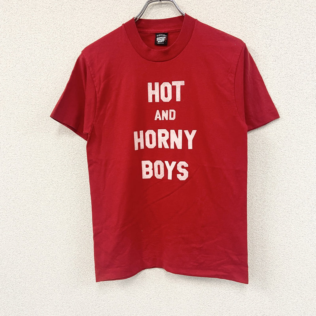 SCREEN STARS　スクリーンスターズ　半袖プリントTシャツ　シングルステッチ　赤　レッド　Mサイズ カットソー メンズ コットン 古着