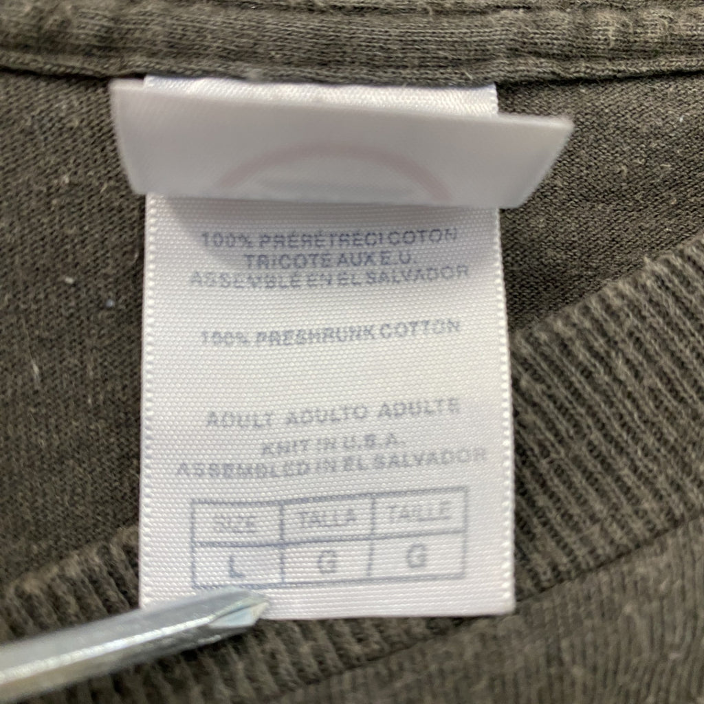 00s～　DELTA　NAVSPECWAR　半袖プリントTシャツ　ヴィンテージ　茶色　ブラウン　Lサイズ　古着