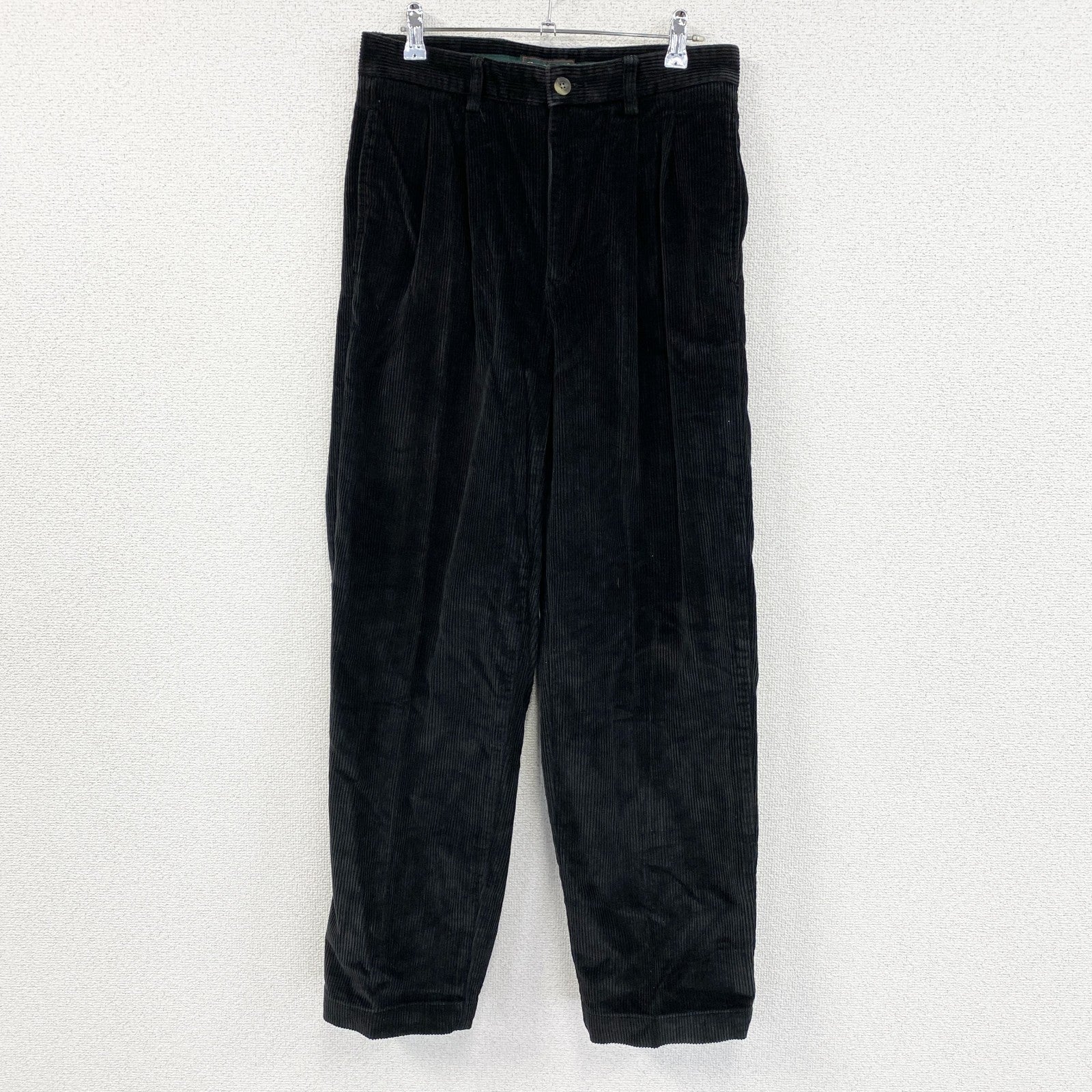Cross Creek Classics　クロスクリーククラシック　コーデュロイパンツ　黒　ブラック　W31サイズ　古着