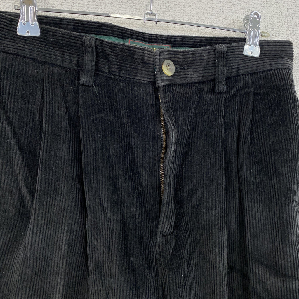 Cross Creek Classics　クロスクリーククラシック　コーデュロイパンツ　黒　ブラック　W31サイズ　古着