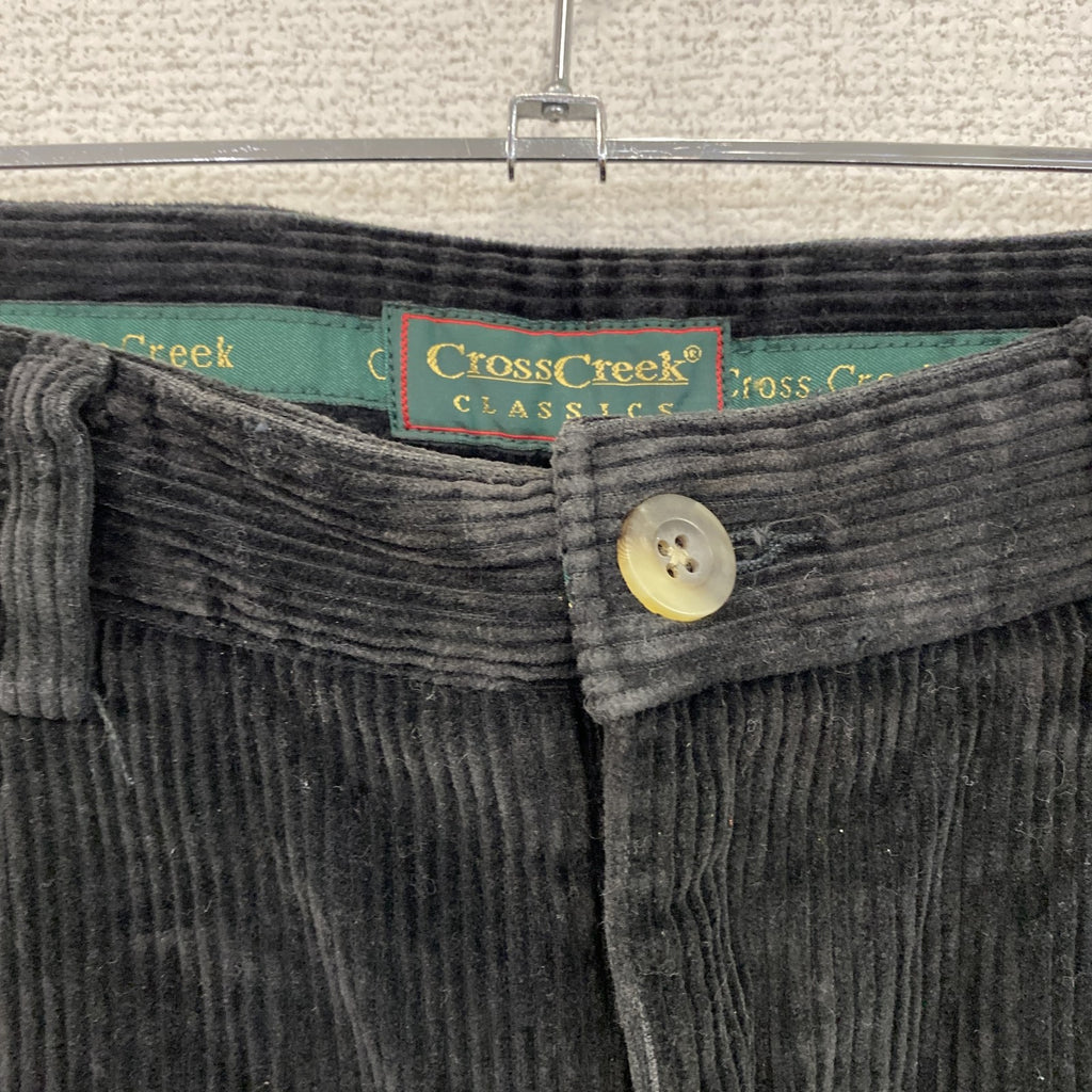 Cross Creek Classics　クロスクリーククラシック　コーデュロイパンツ　黒　ブラック　W31サイズ　古着