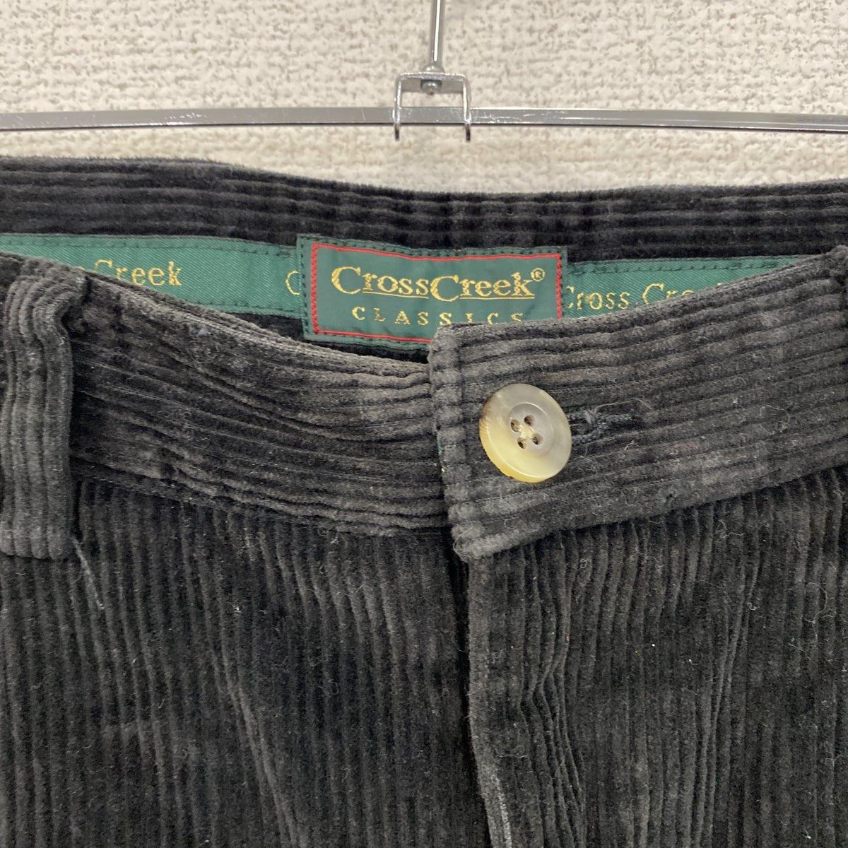 Cross Creek Classics　クロスクリーククラシック　コーデュロイパンツ　黒　ブラック　W31サイズ　古着