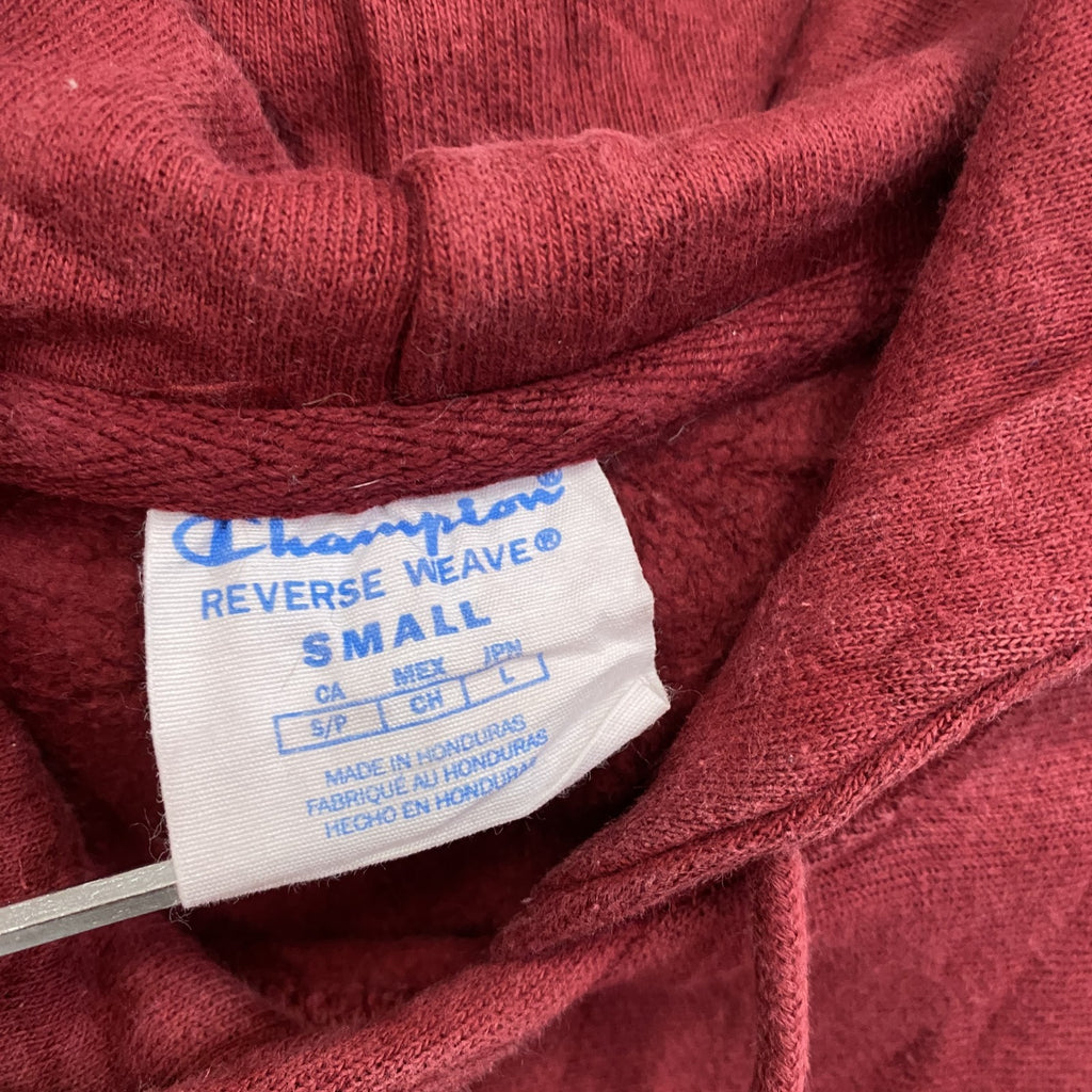 Champion　チャンピオン　リバースウィーブ　スウェットパーカー/フーディー　赤　レッド　Sサイズ　古着