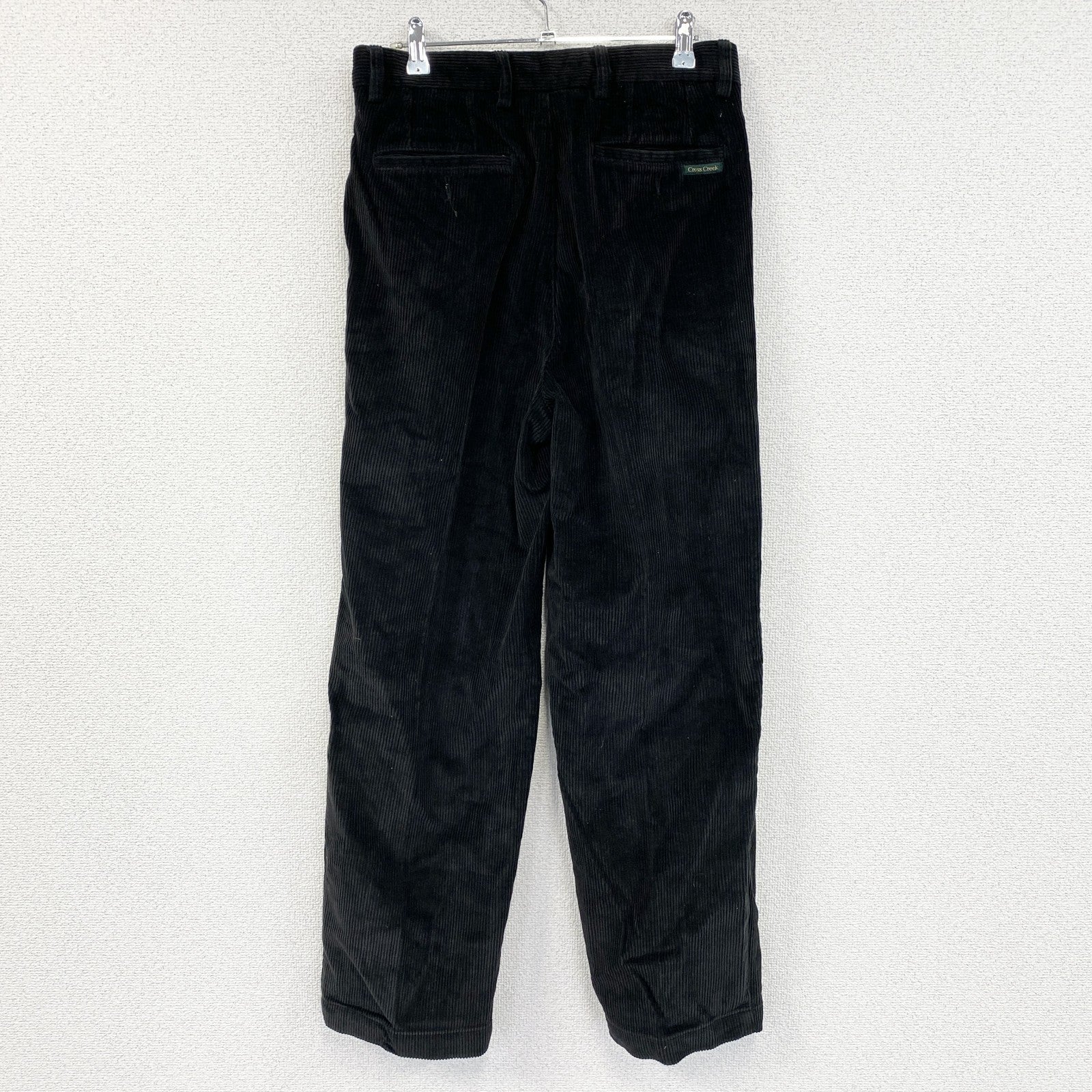 Cross Creek Classics　クロスクリーククラシック　コーデュロイパンツ　黒　ブラック　W31サイズ　古着