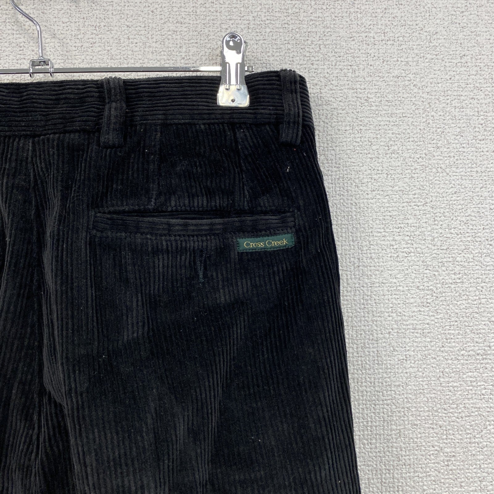 Cross Creek Classics　クロスクリーククラシック　コーデュロイパンツ　黒　ブラック　W31サイズ　古着