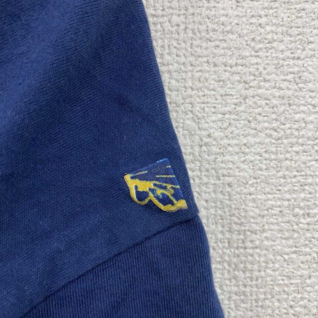Hanes　ヘインズ　半袖スーベニアプリントTシャツ　紺　ネイビー　XLサイズ　古着
