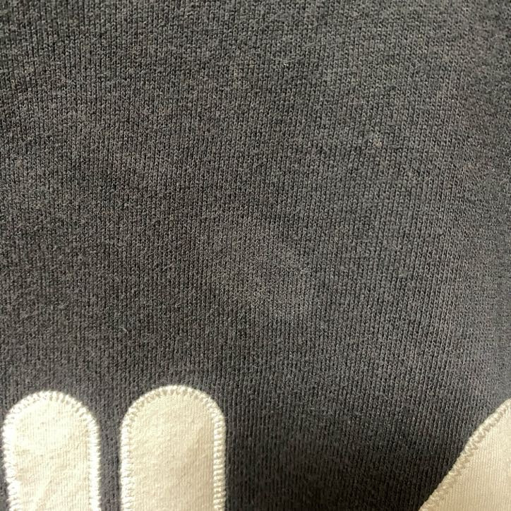 FILA フィラ 長袖クルーネックビッグロゴスウェット　トレーナー　オーバーサイズ　ブラック　XLサイズ　古着