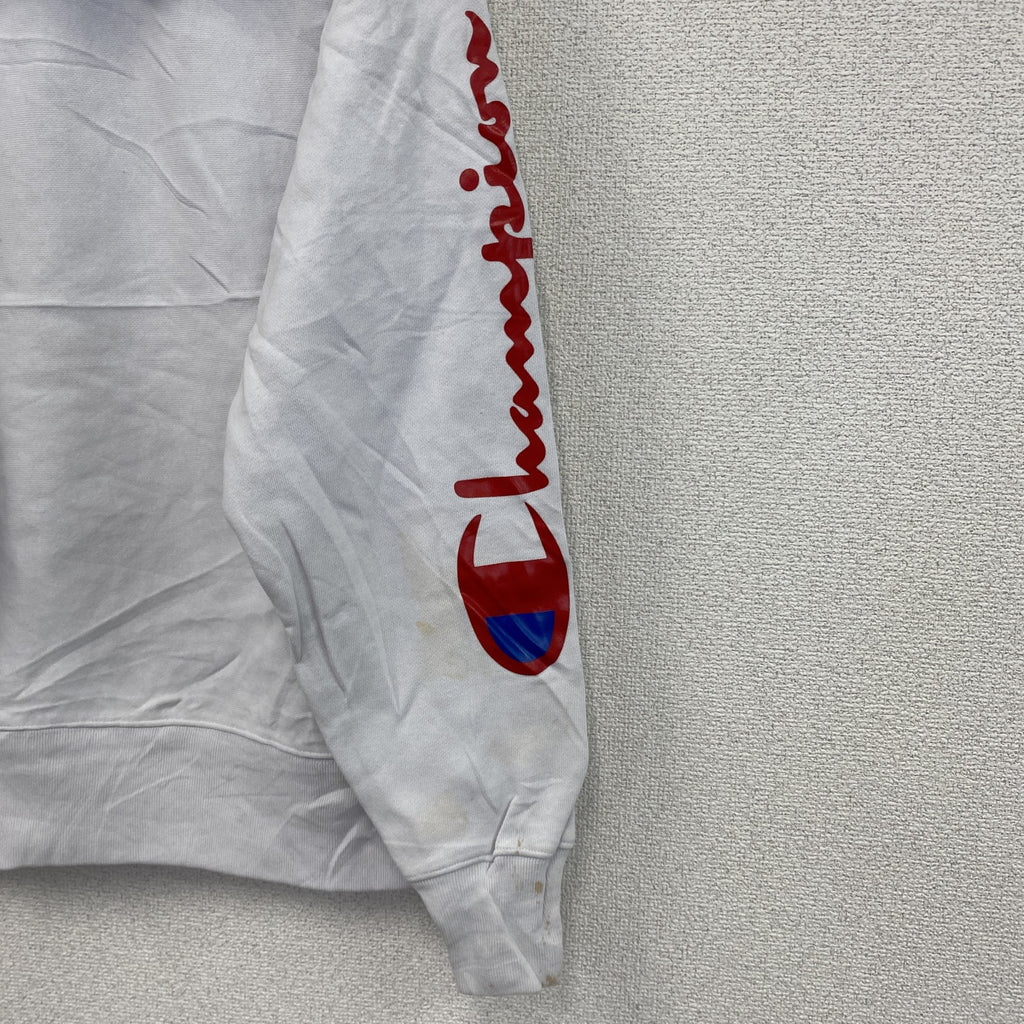 Champion　チャンピオン　リバースウィーブ　スウェットパーカー/フーディー　白　ホワイト　Lサイズ トレーナー スウェットトップス フード付き 古着