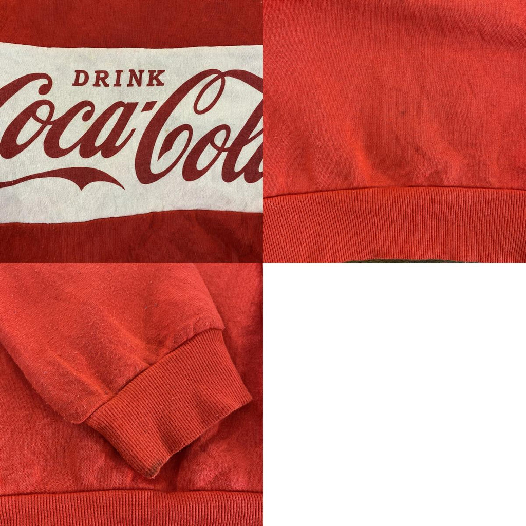 CocaCola　コカ・コーラ　スウェット/トレーナー　赤　レッド　8/10サイズ　古着
