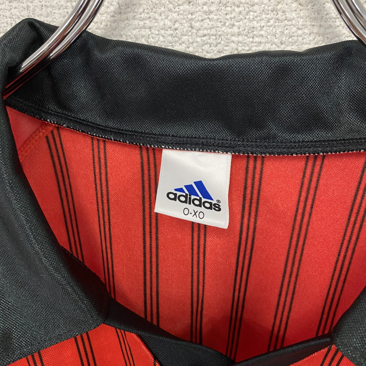 adidas　アディダス　FIFAワールドカップ　半袖レフリーTシャツ　審判用　赤　レッド　O-XOサイズ　古着