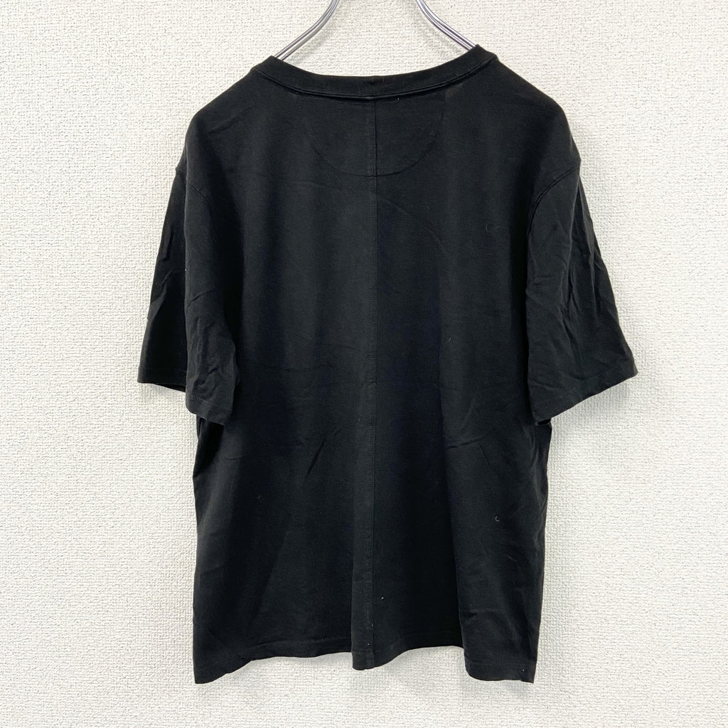 Carhartt　カーハート　LOOSE FIT　半袖Tシャツ　胸タグ　ワンポイント　クルーネック　黒　ブラック　Mサイズ　古着