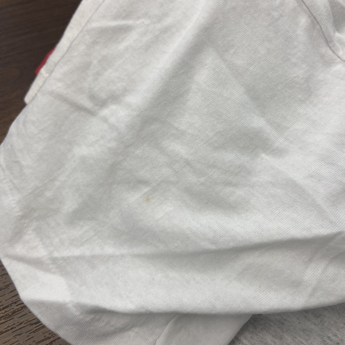 FRUIT OF THE LOOM　フルーツオブザルーム　半袖プリントTシャツ　シングルステッチ　白　ホワイト　XLサイズ カットソー メンズ コットン 古着