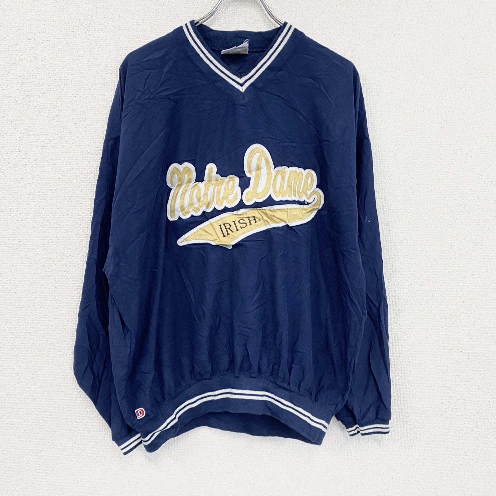 ～90s　Dodger　プルオーバージャケット　ヴィンテージ　紺　ネイビー　Lサイズ　古着