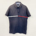 TOMMY HILFIGER　トミーヒルフィガー　半袖ポロシャツ　フェード　紺　ネイビー　XLサイズ　古着