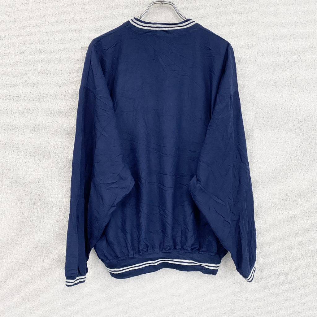 ～90s　Dodger　プルオーバージャケット　ヴィンテージ　紺　ネイビー　Lサイズ　古着