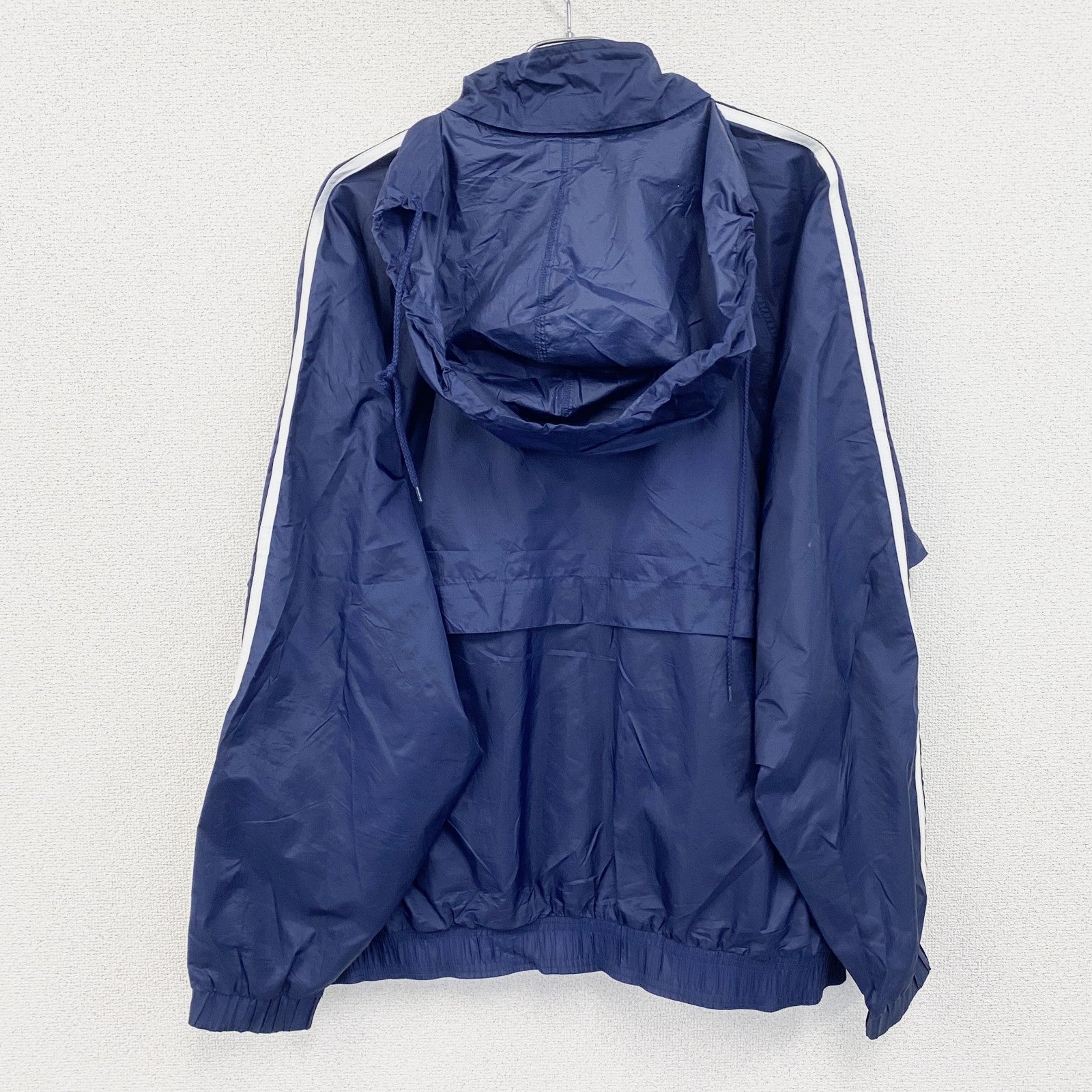 90s　adidas　アディダス　フルジップジャケット　ヴィンテージ　紺　ネイビー　XLサイズ　古着
