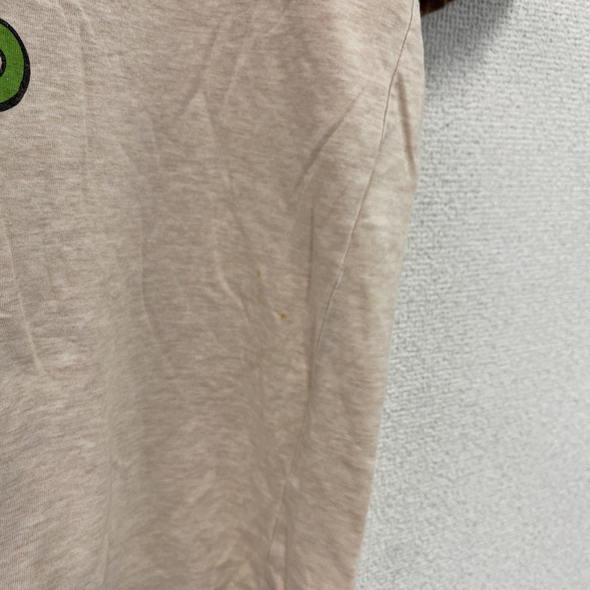 Disney　ディズニー　プルート　半袖プリントTシャツ　リンガーT　茶色　ブラウン　Sサイズ　古着