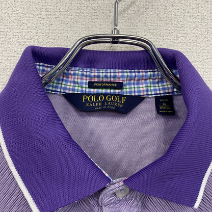 POLO GOLF RALPH LAUREN　ポロゴルフラルフローレン　半袖ポロシャツ　紫　パープル　Mサイズ