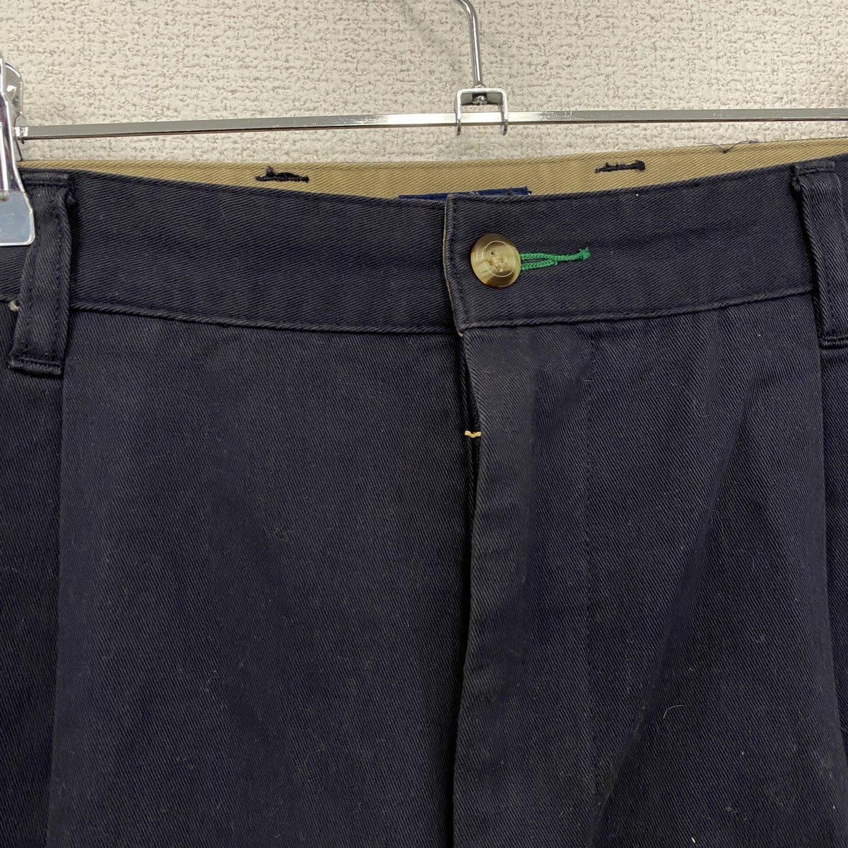 TOMMY HILFIGER　トミーヒルフィガー　ワークパンツ/チノパンツ　ジップフライ　紺　ネイビー　W36サイズ メンズ コットン 古着