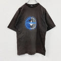 STAMINA　半袖プリントTシャツ　茶色　ブラウン　Sサイズ　古着