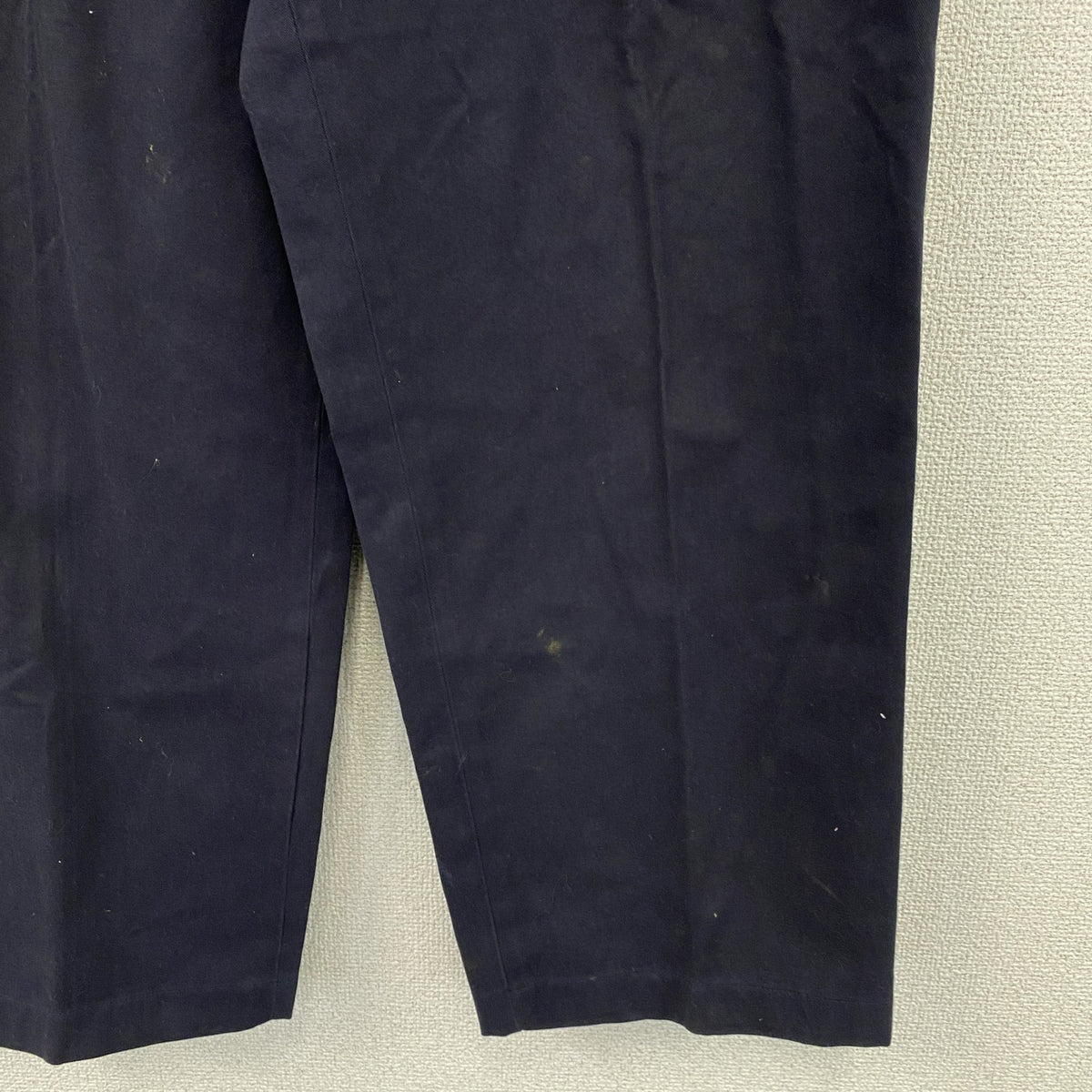 TOMMY HILFIGER　トミーヒルフィガー　ワークパンツ/チノパンツ　ジップフライ　紺　ネイビー　W36サイズ メンズ コットン 古着